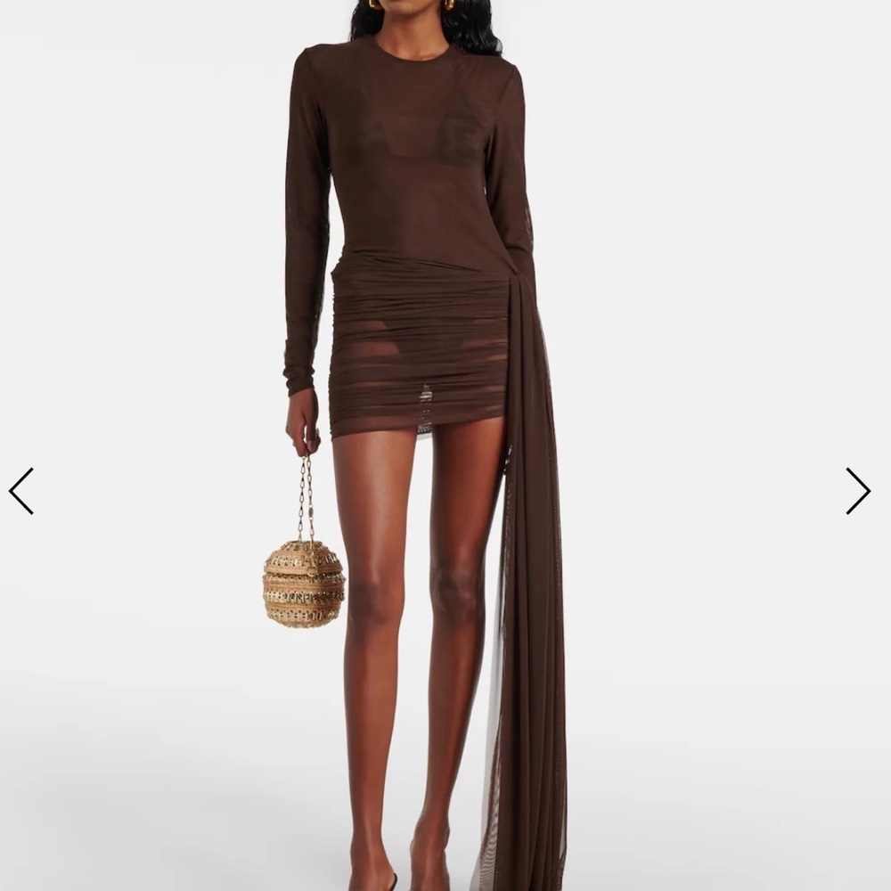 BANANHOT
Aiden ruched minidress